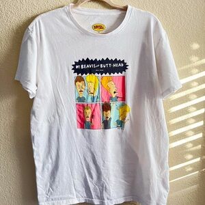 Beck’s and butthead MTV shirt